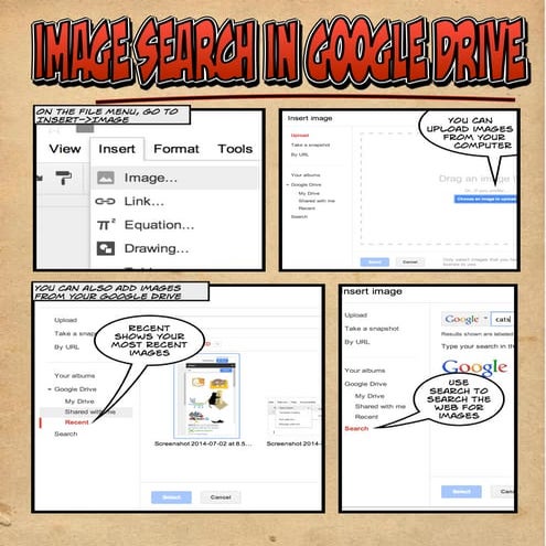 Images in google drive