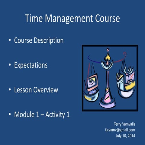 Time Management Course Screen Shots | PPT | Free Download