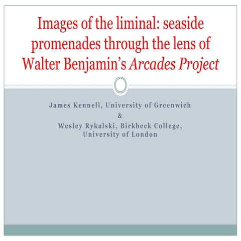 Images of the liminal