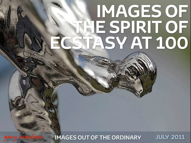 Images of the Spirit of Ecstacy at 100