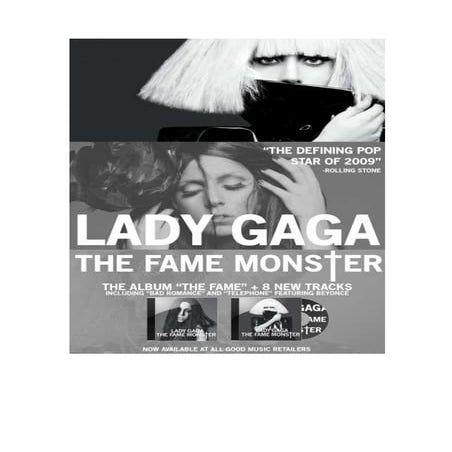 Digital Pack and Advert Analysis - Lady Gaga The Fame Monster