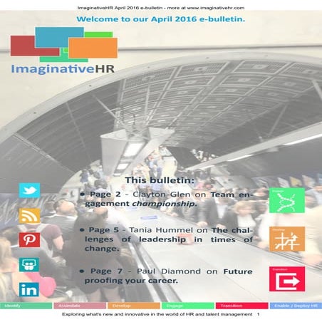 ImaginativeHR e-bulletin April 2016