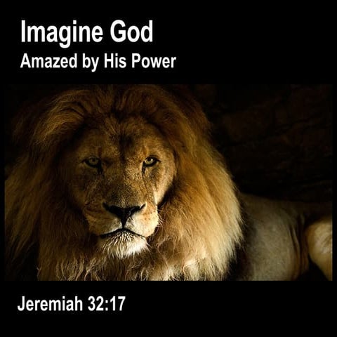Imagine God