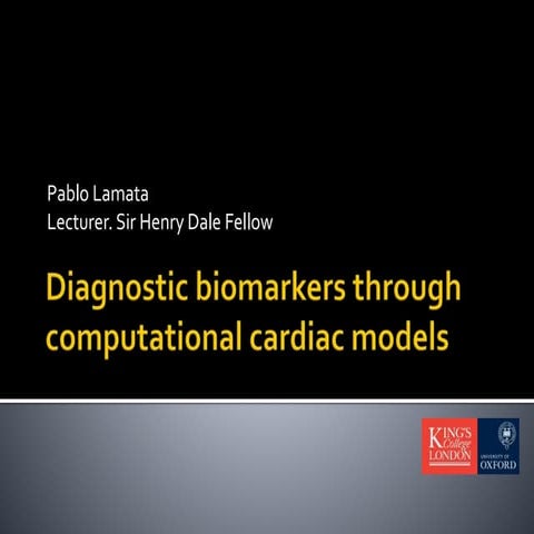 Imaging and modeling biomarkers