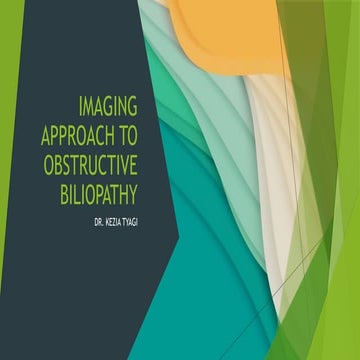 imaging in obstrucctive biliopathy .pptx