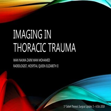 Imaging in Thoracic Trauma