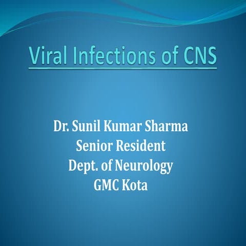 Imaging of cns viral infection