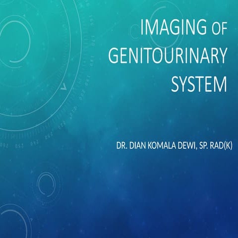 Imaging offfff Genitourinaryyyy System ppt