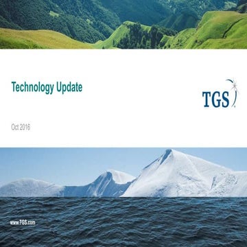 TGS Imaging Technology update SEG 2016