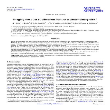 Imaging the dust_sublimation_front_of_a_circumbinary_disk