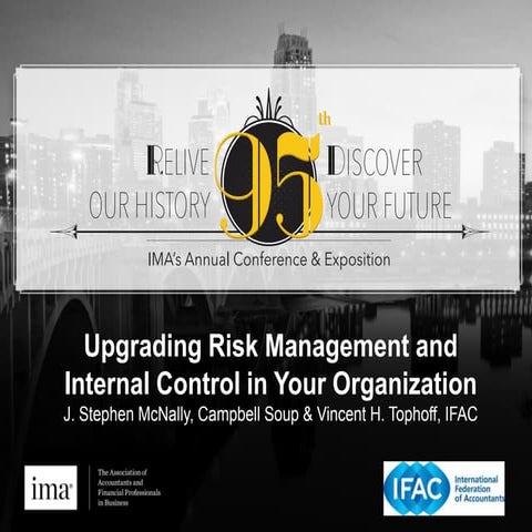 Upgrading Risk Management and Internal Control in Your Organization