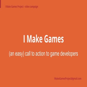 I Make Games Project