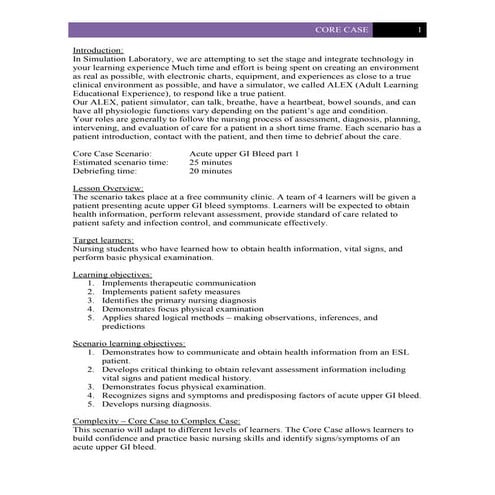 Integrated simulation