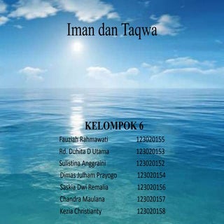 Iman dan Taqwa