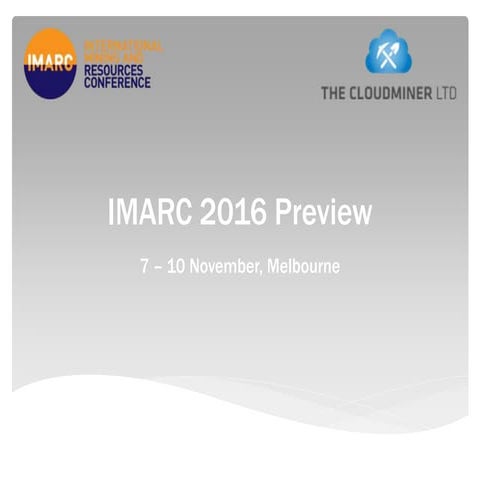 Imarc 2016 preview