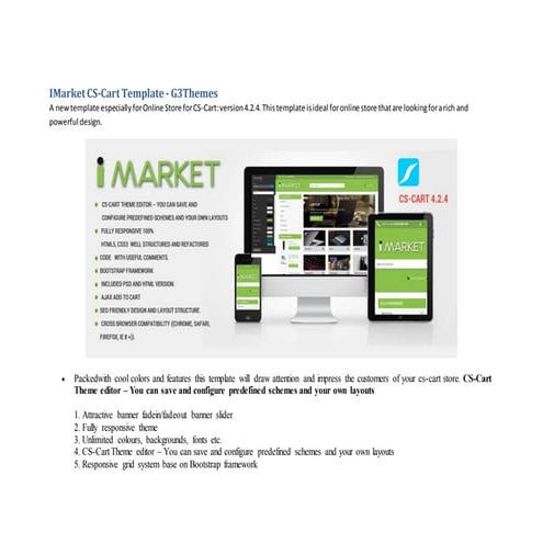 I market cs cart template g3themes
