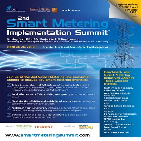 Smart Metering Implementation Summit