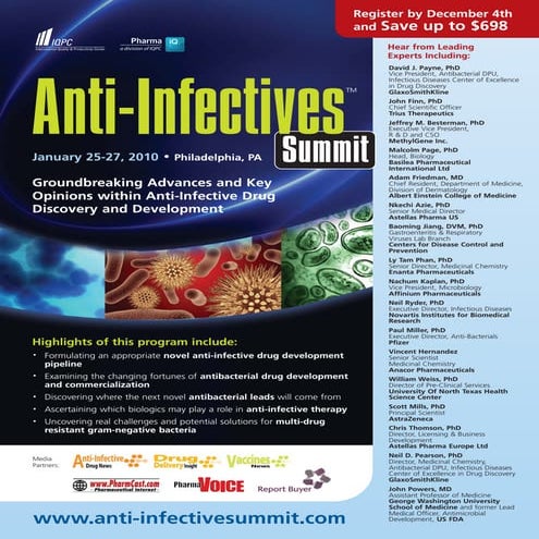 Anti-Infectives Summit