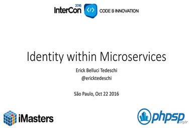 iMasters Intercon 2016 - Identity within Microservices