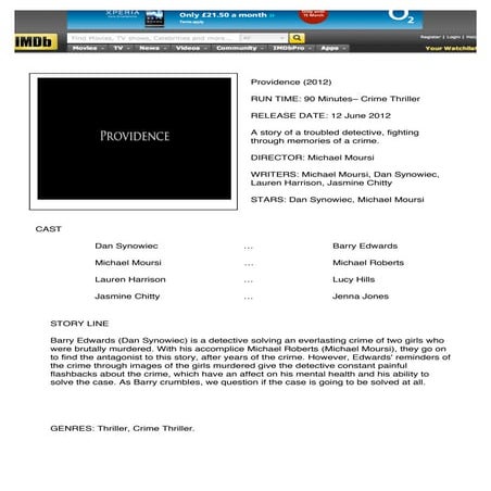 Imdb template | DOC