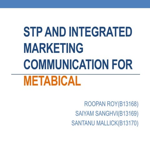 Metabical - Integrated Marketing Communication