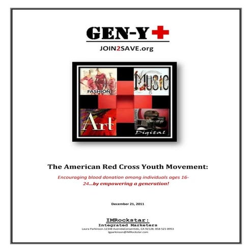 Imc 636 American Red Cross Project Final 122111 | DOCX