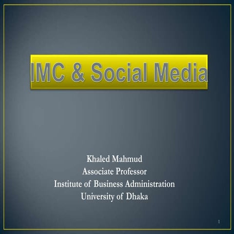 IMC and Social media.ppt