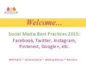 Social Media Best Practices for 2015