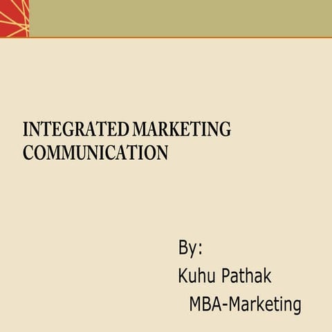 Integrated Marketing communication Tools
