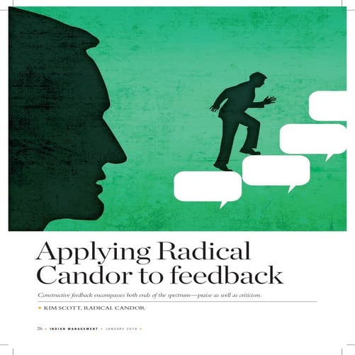 Applying Radical Candor to feedback