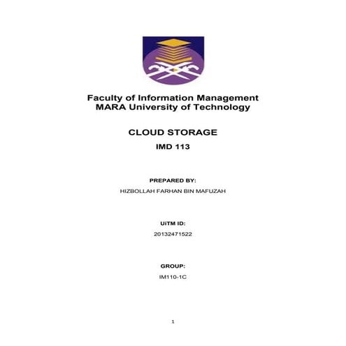 assignment IMD113 (cloud storage)