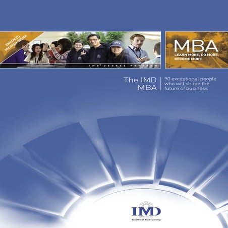 IMD MBA 2012