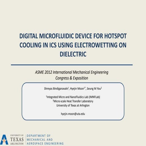 Study on Droplet-based Liquid Cooling of an Hotspot using Digital Microfluidics