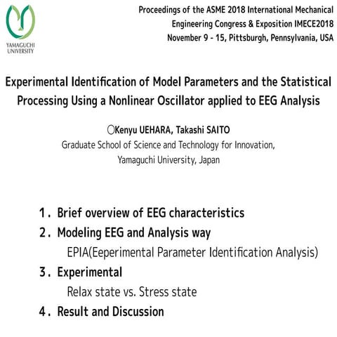Modeling of EEG (Brain waves) 
