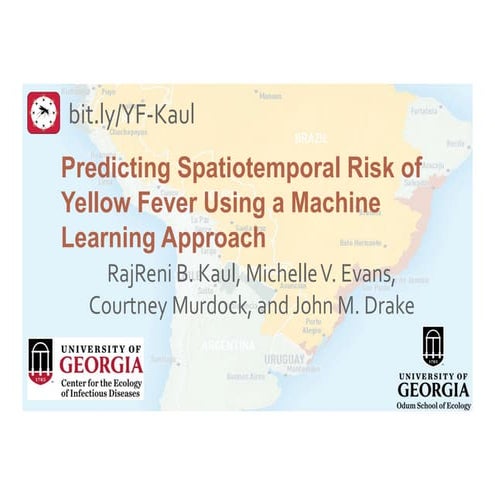 IMED 2018: Predicting spatiotemporal risk of yellow fever using a machine lea...