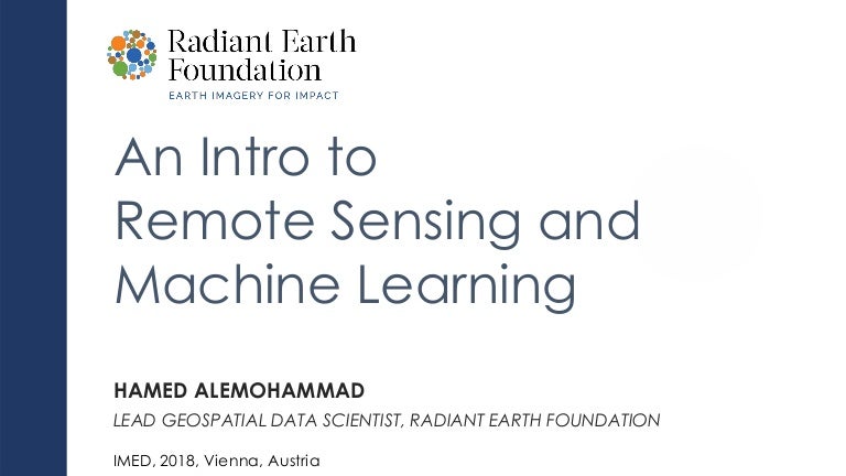 machine learning remote sensing