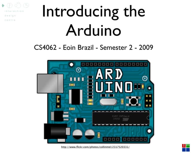 Arduino Lecture 1 - Introducing the Arduino | PDF