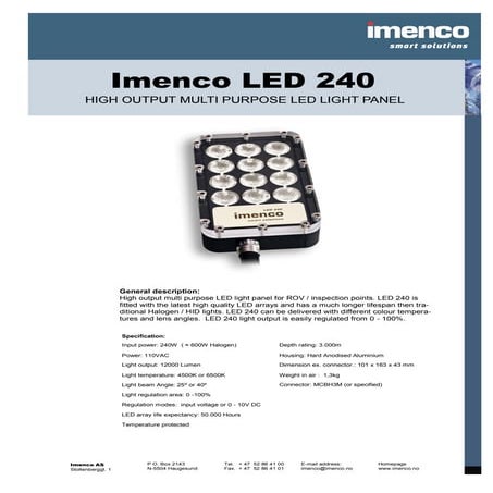 Imenco led240