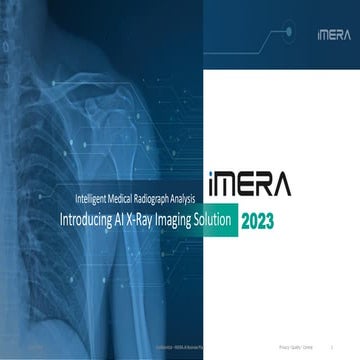 IMERA AI X-Ray Imaging - December 2023 [MXR.world] | PDF