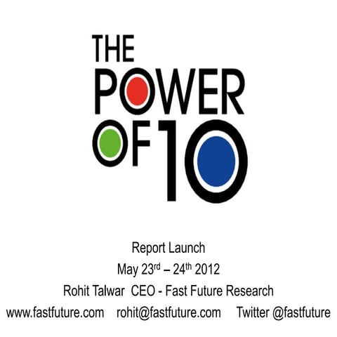 Imex Power of 10 Launch Presentation May 23rd and 24th 2012