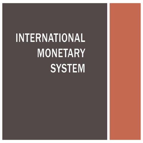 Monetary Systems