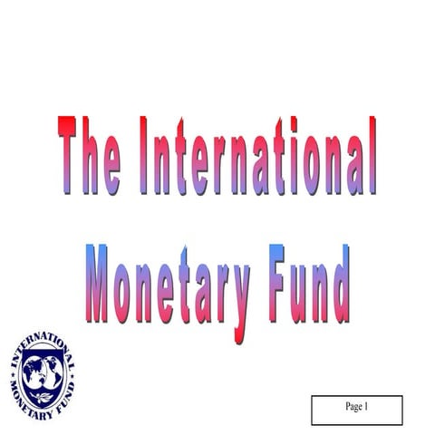 IMF Overview | PDF