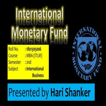 IMF | PPTX