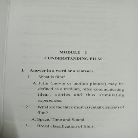 Film studies q&a | PDF