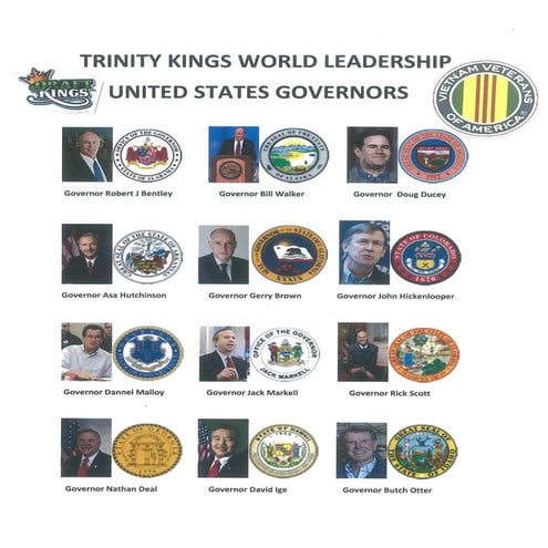 Trinity Kings World Leadership: U.S. Governors violate basic leadership princ...