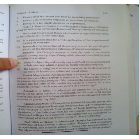 John Dewey (Extract from a textbook)