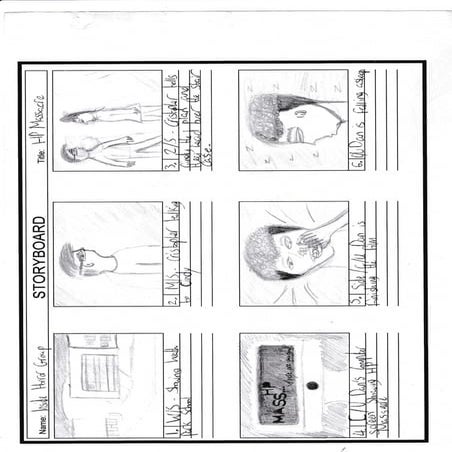 Storyboards inside horro