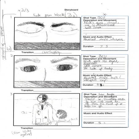 Horror Storyboard