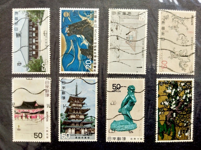 [RARE] Nippon Stamps 1966 Set 001