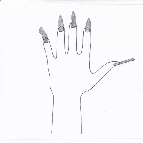 Sharp nails special effect